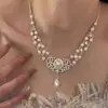 Collar con colgante de gota de agua de perla de alta gama con diseño de temperamento, cadena para la clavícula de moda para mujer, accesorios