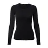 Novas roupas de yoga alta elasticidade sem costura top justo esportivo feminino manga longa corrida transfronteiriça secagem rápida fitness roupas alta elasticidade