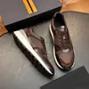 Zapatos deportivos casuales para hombre ZNA transfronterizos de malla y cuero patchwork, zapatillas de correr retro de suela gruesa, zapatos bajos transpirables para commuting para hombre