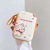 Bolsa de almacenamiento para cargador, cable de datos para auriculares, linda caricatura, bolsa para cámara ccd, portátil, caja organizadora, gran capacidad, dura