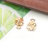 Colgante navideño de aleación de aceite con gota de oro KC de 20 tipos mixto, accesorios de joyería para bricolaje, colgante de joyería, árbol de Navidad.