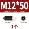 Conjunto de Parafusos Sextavados Pontiagudos Sem Cabeça de Aço Inoxidável 304 Preto M4 M5 M6 M8 M10