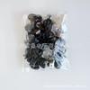 Nuevas cuentas redondas acrílicas de color caramelo simples con lazo de corazón, hechas a mano para hacer joyas DIY, accesorios, material para traje, caja
