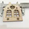 Suministro Transfronterizo Artesanías Creativas de Madera Árbol de Navidad Decoración Festiva Decoración de Virutas de Madera DIY Colgante Cuerda de Cáñamo Gratis