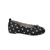 Zapatos de Salón Individuales de Piel de Cordero Súper Suave con Lunares Franceses para Mujer 2026 Nuevos Zapatos Planos Tipo Bailarina con Punta Redonda de Corte Bajo Slip-on