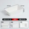 Plato Rectangular para Comida Cocida de Melamina, Plato para Platos Fríos, Plato Rectangular para Brochetas de Comida Guisada, Plato Comercial para Exhibición de Comida Guisada y Carne, Plato para Exhibición de Comida de Pato