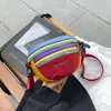 Bolso Cruzado de Hombro Único con Bloques de Color para Mujer, Bolso de Pecho Ligero Impermeable, Bolso Elegante con Múltiples Compartimentos para Teléfono Móvil, Bolso Casual Lindo