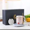 Taza Cerámica Calentadora Automática de Temperatura Controlada 55 Grados para Parejas, Boda, Día de la Mujer Regalo Práctico, Recuerdo, Publicidad