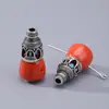 Conector de Tres Vías de Resina Plateada Xizang Empalmada de una Sola Pieza Cabeza de Buda Gota de Agua para Fabricación de Joyería, Conector de Tres Vías de Cabeza de Buda Estrella Vajra y Luna para Pulseras y Accesorios de Cuentas Budistas