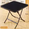Mesa de comedor plegable para uso doméstico, mesa cuadrada pequeña simple, mesa plegable, mesa redonda para exteriores, mesa de comedor para casa de alquiler, mesa de puesto, mesa de balcón