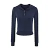 Sudadera Corta Deportiva con Cremallera para Mujer de Moda, Estilo Otoño, Estilo Americano, Color Sólido, Corte Ajustado, Sudadera con Capucha Casual