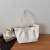 Bolso de Hombro Grande de Gran Capacidad Estilo Coreano Transfronterizo Modelo Nuevo 2026, Bolso Tote Tejido de Alta Gama Elegante, Bolso de Hombro para Viajero