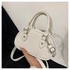 Bolso bandolera de alta gama de verano 2024, moderno bolso Boston para mujer, estilo coreano, sencillo e informal.