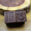 Madeira de Jujuba Atingida por Raio Nove Céus Selo Imortal Ornamento Tesouro do Mestre Taoísta Divisão Trovão Madeira Sólida Esculpido à Mão