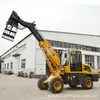 Puede ser cargador pequeño maquinaria de construcción camión brazo telescópico cargador de ruedas brazo de extensión telescópico automático