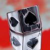 Anillo de diseño personalizado con llama de amor, Yin y Yang en blanco y negro, número 8, espadas de la suerte, estilo punk, ajustable.