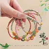 Pulsera de Hilo Rojo de Bebé de Dibujos Animados 2026 Nuevo Estilo Bendición Pequeño Zongzi Pulsera Estilo Chino Festival del Bote del Dragón Hilo de Cinco Colores Ajustable Venta al por Mayor
