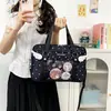 Bolsa de mano transparente de lunares de moda estilo coreano, perfecta para convenciones de anime, diseñada para estudiantes y chicas jóvenes, con un alto atractivo estético y gran capacidad, se puede llevar como bolso cruzado o de hombro