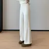 Pantalones de Chándal Elásticos de Alta Elasticidad LU+ Cintura Alta Elásticos de Alta Elasticidad Adelgazantes con Caída Yoga Pierna Ancha Pantalones Deportivos Casuales de Pierna Recta Mujer Otoño 031
