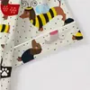 Cardigan Cruzado Europeu e Americano de Seda Leiteira Pijama Estampado de Cor Clara para Mulheres Conjunto de Roupa de Casa Casual Respirável com Shorts de Manga Curta