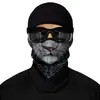 Bandera Americana Animal Protector Solar Cubrecabezas Exterior Máscara para Montar en Motocicleta Bufanda para el Cuello de Hombre Mascarilla Facial Protección UV para Mujer