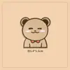 Camiseta de Manga Curta com Patch de Desenho Animado Patch para Conserto de Furos Patch de Reparo Roupas Padrão Urso Marrom Patch de Tecido Bordado