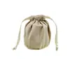 Bolsas Redondas de Franela con Cordón para Guardar Joyería, Bolsas de Terciopelo para Regalo de Muestras de Perfume, Personalización al por Mayor