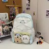 Mochila de Estilo Nuevo de Gran Capacidad para Estudiantes de Secundaria y Preparatoria, Uso Diario, Elegante Bolsa Escolar para Niñas
