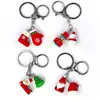 Llavero de Dibujos Animados Navideños 3D Lindo de Alta Venta Transfronteriza con Cierre de Langosta Colgante para Llave de Bolso Regalo