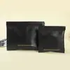Bolsa de almacenamiento para cable de datos, cierre automático, para auriculares con cable, bolso de mano, minibolso portátil, pequeño, cosmético, boca, sobre rojo