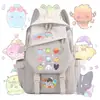 Mochila temática del Reino de Locke, azul aqua, con diseño de chispa, adecuada para niños y niñas, gran capacidad, versátil, ligera y de doble hombro