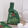 Bolsa de Punto para Souvenir del Festival de Mediados de Otoño para Clientes Bolsa para Empaquetar Pasteles de Luna Bienestar Festivo de la Empresa Bolso de Regalo para Empleados