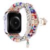 Adecuado para appIeiwatch123456789 Pulsera de Resina Cadena de Cuentas Correa de Apple Moda Universal