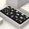 Funda para Teléfono Samsung S25+ Estilo Dibujos Animados Lindos Pantalla Completa Animalitos Pequeños Galaxy S24+ Borde Recto Carcasa Blanda Venta Directa de Fábrica