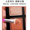 Palo de Pincel para Sombras de Ojos de Doble Punta Mango Rojo Rosado Pincel para Ojos Herramienta de Maquillaje Palo de Esponja Herramienta de Belleza Pincel para Sombras de Ojos 9.5
