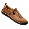 Zapatos de mujer más vendidos en Amazon transfronterizos, zapatos de hombre cosidos a mano de talla grande, zapatos de pareja, zapatos planos, zapatos casuales de suela blanda para madres