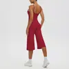 Nova Camisola Lisa Amiga da Pele Costas Bonitas Sutiã Esportivo Calça Cropped Solta de Cintura Alta Shorts Roupa de Yoga Conjunto Fitness