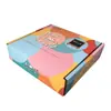 Comercio Exterior Exportación Caja Colorida Caja de Cartón Corrugado Personalizada Ropa Íntima Cosméticos Caja Colorida Caja Blanca Pequeña Caja de Avión Colorida Personalizada