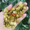 Lentejuelas de flor de ciruelo de cinco pétalos de 10 mm, cuentas con agujero central cortadas a láser, accesorios para el cabello hechos a mano de estilo étnico, suministros para ensartar cuentas DIY
