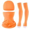 Venta caliente transfronteriza: gorro de montar con protector solar de seda de hielo y turbante de seda de leche para deportes al aire libre, combinación de protección solar tres en uno.