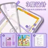 Item quente para volta às aulas: Bolsa de arquivo para documentos portátil em L com abertura grande, bolsa de armazenamento de malha transparente espessa para estudantes, disponível para atacado
