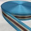 Nylon Imitação Colorido Listrado Cintas de Bagagem 3.8cm Atacado à Pronta Entrega Grande Quantidade Preferencial Fabricante Yiwu Fita