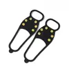 En stock, directo del fabricante, crampones de hielo de TPE, cubrezapatos antideslizantes para exteriores, herramienta antideslizante para escalada en nieve y montañismo, 8121824 púas