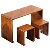 Mesa de estudios chinos, mesa de caligrafía de madera maciza, mesa especial para pintura con pincel y caligrafía china, mesa de práctica de palabras, escritorios y sillas antiguos para cursos de formación de estudiantes