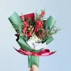Mini Buquê de Flores Secas Transfronteiriço de 13cm, Flores Eternas, Rosas, Gipsofila, Margaridas, Presentes Feitos à Mão para Casamentos e Feriados