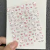 Lindos Pegatinas de Arte para Uñas de Dibujos Animados Gato Kt Repujadas Hellokitty Hello Kitty Manual DIY Pegatinas Decorativas para Uñas Ccd