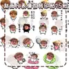 45 pegatinas con diseños de emoji de Zhao Yufan, estilo caricatura, lindas, K-pop, grupo coreano, temática de manitas de cerdo asadas, para DIY en teléfonos y audífonos