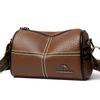 Bolso pequeño popular transfronterizo tipo almohada de cuero suave para mujer 2024 Nueva Moda casual correa ancha para el hombro bandolera