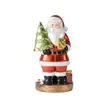 Adornos Transfronterizos Seleccionados Cuidadosamente Artesanías Nuevo Santa de Navidad Resina Ecológica Creativa Hogar Decoraciones Navideñas Regalos