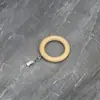 Ganchos para Anillos de Cortina de Madera Maciza Accesorios Clips de Anillo para Barra Romana Accesorios de Anillo de Madera Hebilla Ajustable